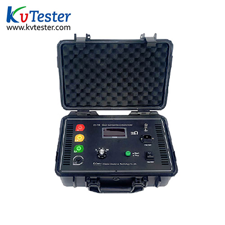 Continuity tester of ground down lead